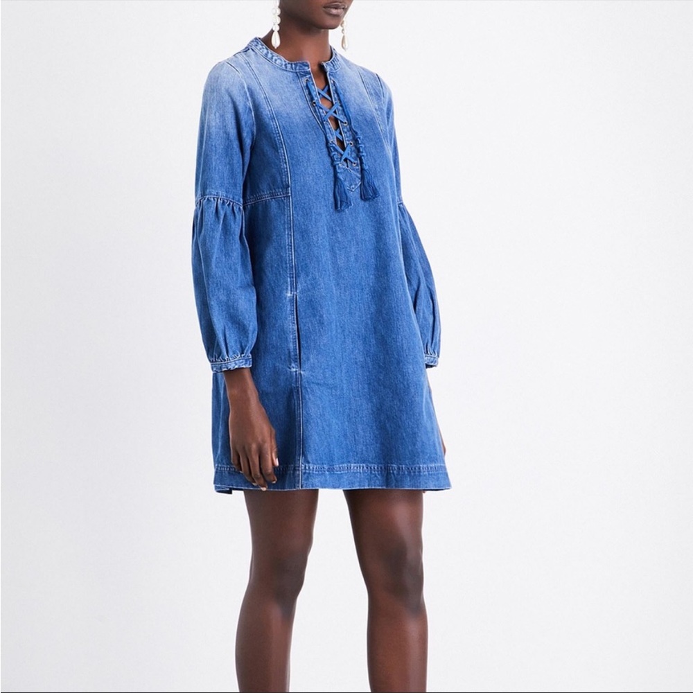 Ulla Johnson Derene Denim Dress, Size: 8